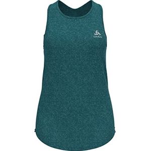 Odlo T-shirt met ronde hals, S/S Run Easy dames, blauwgroen, M, Blauwgroen