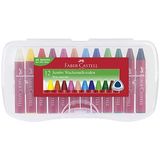 Faber-Castell 120011 Set van 12 dikke was