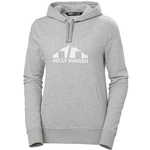 Helly Hansen W Nord Graphic Hoodie voor dames, Grijs Melange 951