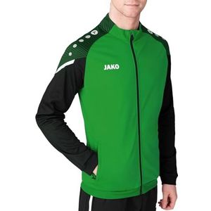 JAKO Performance Polyesterjas voor heren, Groen/Zwart