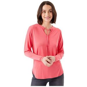 Garcia Damesblouse met lange mouwen, Diep roze