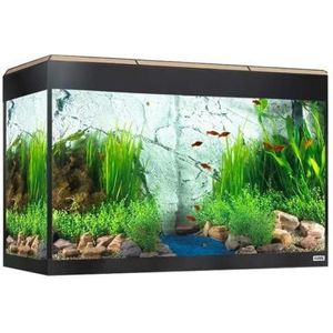 Marina Betta Kit Aquarium, kubusvorm, glas, met ledverlichting, 3,4 l