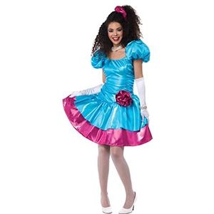California Costumes Jaren 80 feestjurk, volwassen dames, S