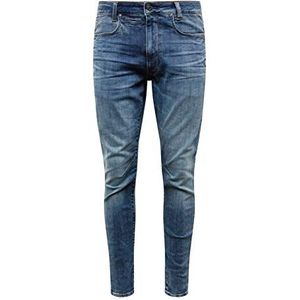 G-Star Raw heren Jeans D-Staq 3D Slim Jeans, Blauw, 36W / 30L