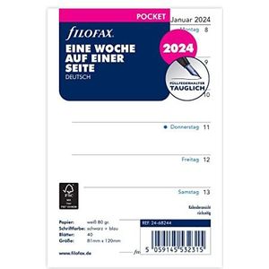 FILOFAX Zakagenda 1 week per pagina (Duits) 2024