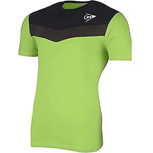 Dunlop Essential T-shirt voor volwassenen Line, lichtgroen/antraciet