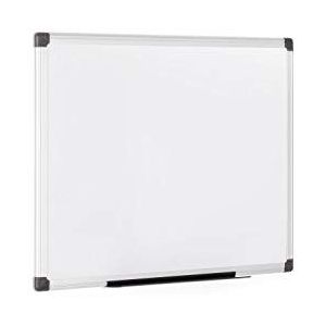Bi-Office MA0207170 Maya Magnetisch whiteboard met aluminium frame, wit, 60 x 45 cm, 1