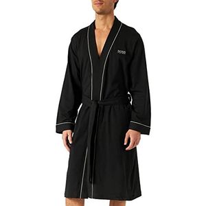 HUGO BOSS heren ochtendjas (dun) - kimono - zwart - Maat: S