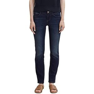 TOM TAILOR Alexa Slim Jeans voor dames, 10282 - Dark Stone Wash Denim (Nieuw), 33W x 30L, 10282 - Dark Stone Wash Denim