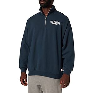 Superdry City College Box HZ Henley Heren, Eclipse Navy