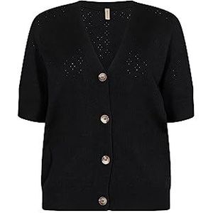 SOYACONCEPT Veste en tricot SC-Dollie 735 pour femme, Noir, XL