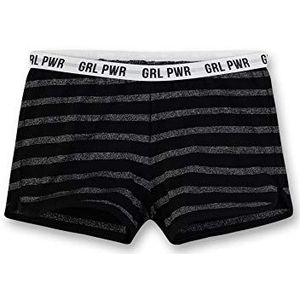 Sanetta shorts voor meisjes, zwart (10015)