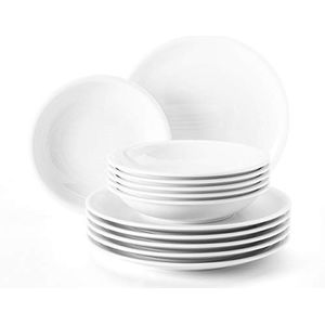 Seltmann Weiden 001.716173 Compact tafelservies, 12-delig, wit