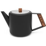 Bredemeijer - Theepot Duet Design Boston 1,1L mat zwart- Dubbelwandig