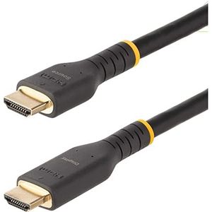 StarTech.com 10m actieve HDMI-kabel met ethernet, HDMI 2.0 4K 60Hz UHD, robuuste HDMI-kabel met aramidevezel, duurzame High Speed HDMI-kabel, robuuste HDMI 2.0-kabel (RH2A-10M-HDMI-kabel)