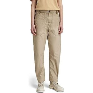 G-STAR RAW Pantalon 3D Fatigue Boyfriend pour femme, Beige/kaki (Tree House Vintage Gd 9740-d486), 26W