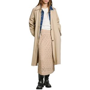 Pepe Jeans Hailey Rok voor dames, Bruin (lichtbeige), S