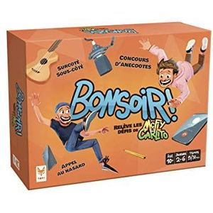 Topi Games - Bonsoir - Het spel van McFly en Carlito - Bordspel - Bordspel - Vanaf 10 jaar - 2 tot 6 spelers - MC-CAR-949001