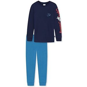 Schiesser Lange Henry Kn-pyjama voor jongens van badstof, meerkleurig (18)