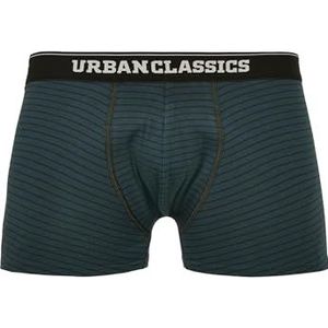 Urban Classics Snowman Kerstboxershorts voor heren, maat S tot 5XL, 3 stuks, groen/donkerblauw/donkerblauw/donkerblauw/wit/zwart.