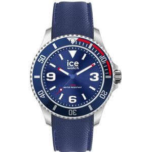 ICE-WATCH Herenhorloge, analoog, kwarts, met armband van siliconen, 020376, blauw, armband, Blauw, riem