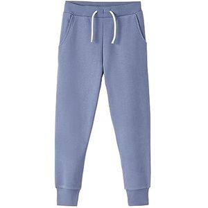 NAME IT KIDS Regular Fit Joggingbroek NKFLENA met Biologisch Katoen Blauw