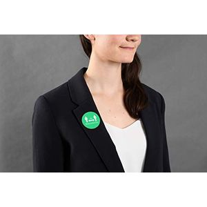 AVERY - 24 stickers, voorgedrukt, rond, groen, sociale afstandhouder