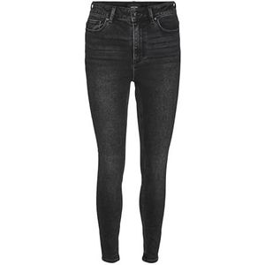 VERO MODA VMSOPHIA Jean skinny pour femme Taille haute, Jean noir, L / 30L