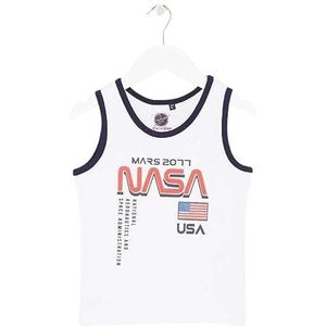 Nasa T-shirt, jongens, wit, 8 jaar, Wit.