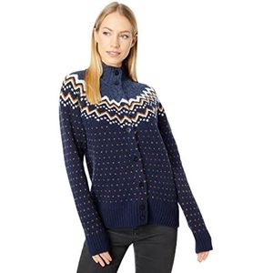 Vest Fjällräven Women Övik Knit Cardigan W Dark Navy