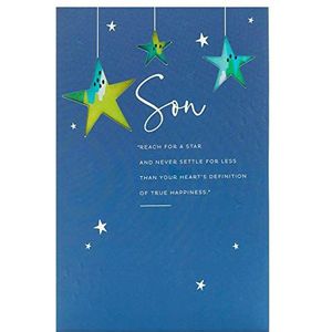Verjaardagskaart voor zoon – verjaardagskaarten voor hem – sentimentele kaart voor zoon
