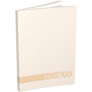 Agenda PASTEL WEEK 2024 – 2025 halfharde kaft, ronde hoeken, 15 x 21 cm, 1 week/2 pagina's, Sweet Peach