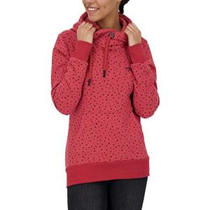 alife & kickin Sarahak B Sweatshirt met capuchon voor dames, sweatshirt met capuchon, dames, XS-XXL, dames, Cranberry Melange