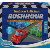 Think Fun Rush Hour Deluxe gezelschapsspel voor kinderen van 8 jaar, bordspel 8 jaar of ouder, bordspellen voor kinderen, logica spel, kinderspeelgoed, 1 speler, 60 uitdagingen