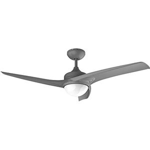 Cecotec EnergySilence Aero 560 Plafondventilator met afstandsbediening, timer en ledlicht, 60 W, diameter 132 cm, 3 bladen, 3 snelheden, winterfunctie, grijs