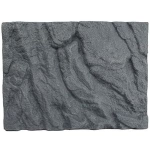 Lucky Reptile Rock Background Scape it Easy - basaltgrijs - 58 x 43 cm - geschikt voor Exo Terra glazen terrarium
