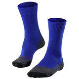 FALKE TK2 heren wandelsokken met zwarte en blauwe wol - veel andere kleuren - versterkte trekkingsokken - patroonloze thermische sokken met medium vulling - lang en warm om te wandelen