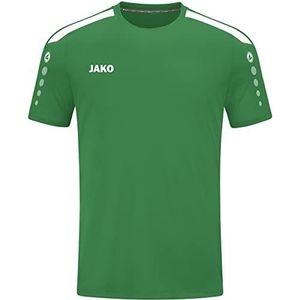 JAKO Power uniseks T-shirt met korte mouwen voor kinderen, sportief groen, 128, Sportief groen