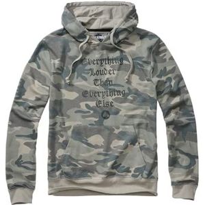 Brandit Motörhead Hoody Sweatshirt voor heren, grijs camouflage, 6XL, grijscam