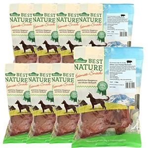 Dehner Best Nature Hondensnacks varkensoren 720 g, 8 stuks (8 x 2 stuks)