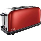 Russell Hobbs Colours Plus+ 21391-56 - Extra lange Broodrooster - Rood