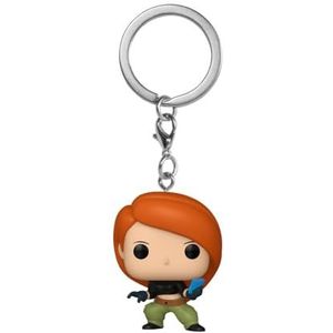 Funko Pop! Keychain : Kim Possible - Kim - Mini figurine en vinyle de collection Nouveauté Porte-clés - Remplisseurs pour chaussettes - Idée cadeau - Merchandising officiel - TV Fans - Minifigures