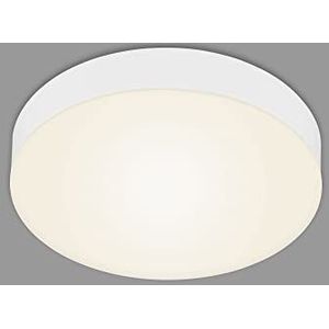 BRILONER - Led-plafondlamp zonder frame, led-plafondlamp, led-opbouw, kleurtemperatuur warm wit Ø212 mm, wit