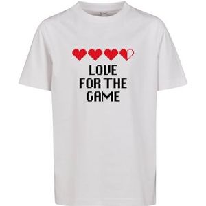 Mister Tee Kids Love for The Game Tee Unisex T-shirt voor kinderen, Wit