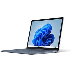 Microsoft Surface Laptop 4 – laptop (Windows 11, 13,5 inch touchscreen, Intel Core i5-processor, 8 GB RAM, 512 GB SSD, Frans toetsenbord AZERTY) – ijsblauw, Alcantara-afwerking