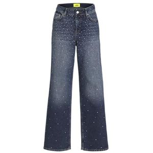 JJXX Jean Jxtokyo Wide Hw Stone DNM pour femme, denim bleu médium, 32W / 32L