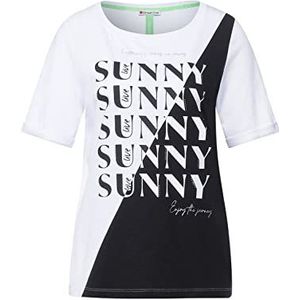 Street One T-shirt voor de zomer, voor dames, Wit