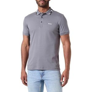 BOSS Paule Poloshirt voor heren, Medium Grijs 36