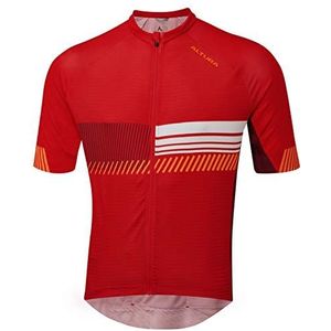 Altura Herenshirt met korte, rood/bruin