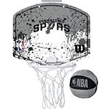 Wilson Mini basketbalmand, Hoop NBA TEAM MINI HOOP, SAN ANTONIO SPURS, kunststof